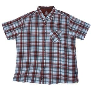 Kuhl Men's Born In The Mountains Plaid Short Sleeve Shirt